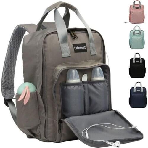 Large Capacity Mummy Maternity Nappy Bag Outdoor Backpack Nursing Bag Baby Care Womens Fashion Bag