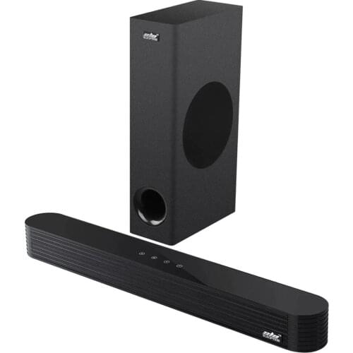 120W Home Theater Sound System Soundbar 2.1 TV Bluetooth Speaker Support Optical AUX Coaxial Sound Bar Subwoofer Speakers For TV