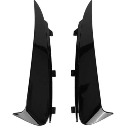 1 Pair Car Rear Bumper Side Vent Canard Cover Trim Replacement for Mercedes-Benz C-Class W205 Sedan S205 AMG-Line 2015-2018