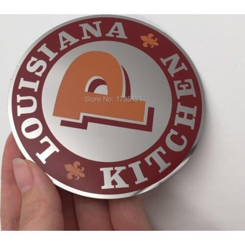 100pcs/lot custom mirror steel round 3M self-adhesive metal stickers/3M metal tags