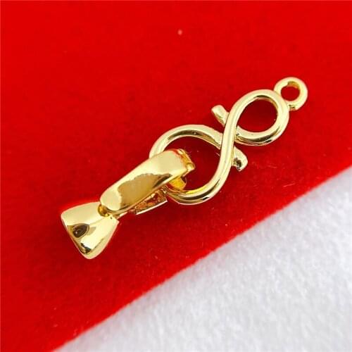 100pcs/Lot High Quality 14K Gold Filled Clasps Hooks for Bracelet Necklace Connectors DIY Jewelry Making Supplies Free Shipping