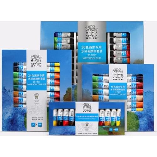 12/18/24/36 Color 10ml Tubes Professional Watercolor Paint Premium Water Color Pigment For Artist Painting Drawing Art Supplies