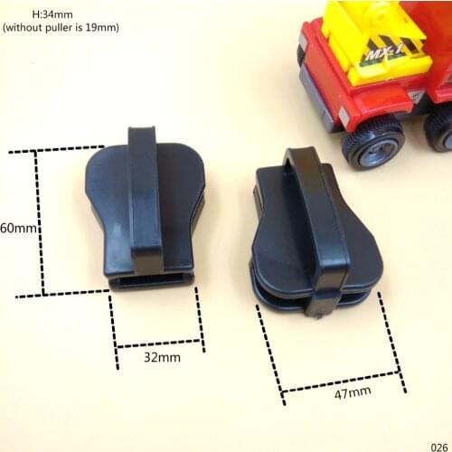 30# Big Size Special Plastic POM Slider Zipper Head 4Pcs For Resin Zipper Fix Diy a Zipper Acid-resistant and alkali