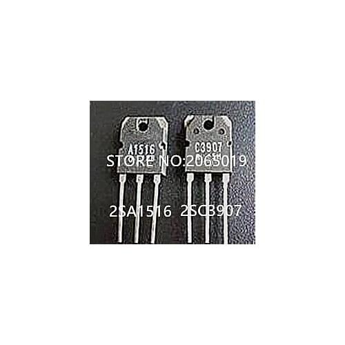 5PAIR/10PCS 2SA1516 2SC3907 A1516 C3907 TO-3P