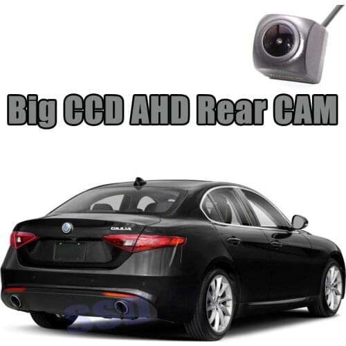 Car Big CCD Rear Camera For Alfa Romeo Giulia 952 2015~2021 Reversing Super Night View AHD 720 1080 WaterPoof Back CAM