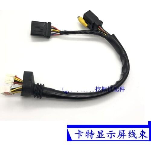 Free shipping excavator display wire harness 320D 323D 325D 329D 330D 336D instrument plug