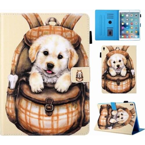 Wallet clip Tablet Case for IPad Air 3 Pro 10.5" 2019 Funda Lovely Kids Leather Sleep Wake Up Smart Shell Flip Stand Cover+pen