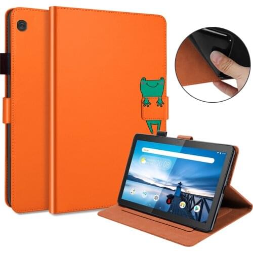 Tablet For Lenovo Tab M10 Case Coque 10.1" Lovely Cartoon Magnetic Wallet Cover For Funda Lenovo M10 tb x505x x505l x505f x605f