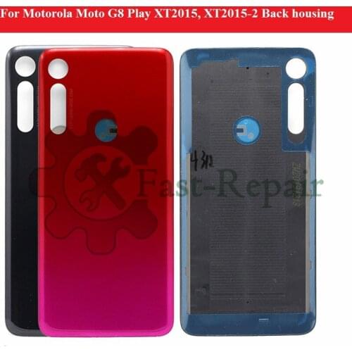 For Moto G8 Play back housing Door Back Cover Housing Case For Motorola G8 Play XT2015, XT2015-2 Battery Cover case