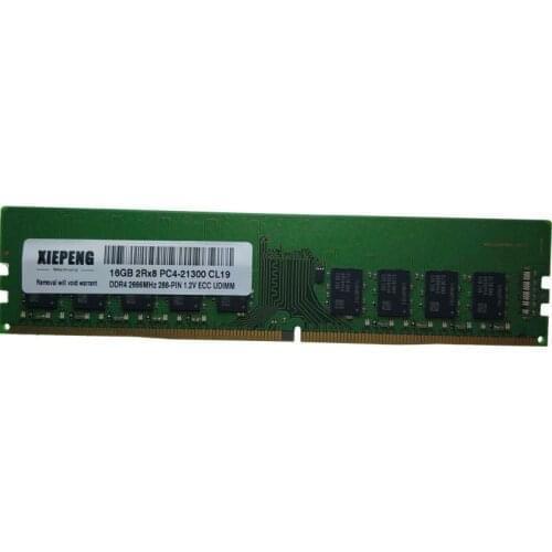 For IBM System x3250 M6 46W0816 46W0812 RAM 16GB 2rx8 PC4-21300 2666 ECC Unbuffered 8GB 32GB DDR4 2400 MHz ECC