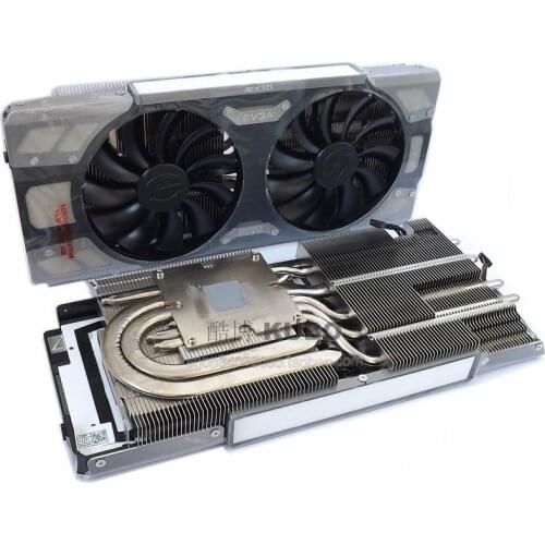 Evga gtx1070 1080 FTW ACX video card fan 6 heat pipe nickel plated 58mm video card radiator