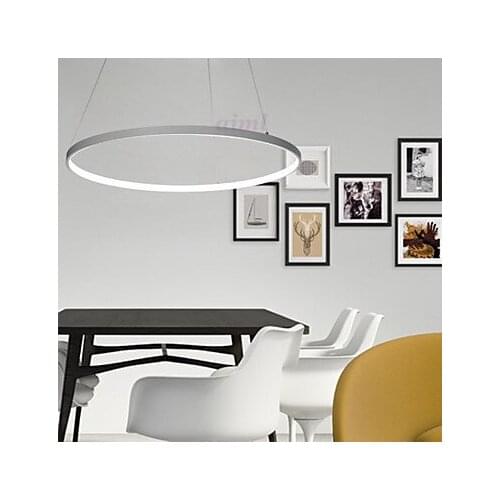 LED 50W 40+20CM Pendant Light Modern Design/ LED Ring Special for office,Showroom,LivingRoom 110-240V Free shipping