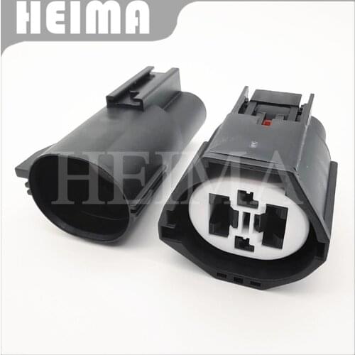 5/10/20 sets 4 pin waterproof Tank electric fan connector male female Black Plug 7282-8497-90 7283-8497-90 for Ford Focus Volvo