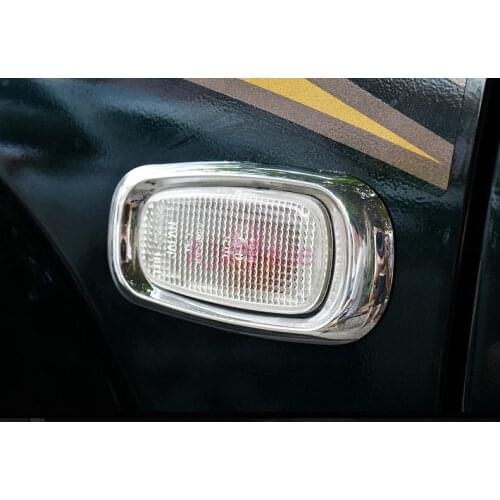 Side Lamp Cover Blinker Trim Light Overlay Bumper 2003-2009 Car Styling For Toyota Land Cruiser Prado FJ120 Accessories