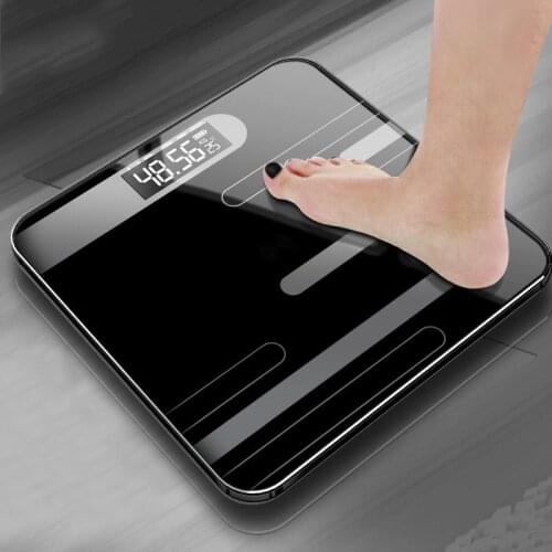 Bathroom Body Floor Scales Bath Scale Body Weighing Digital Body Weight Scale LCD Display Glass Smart Electronic Scales