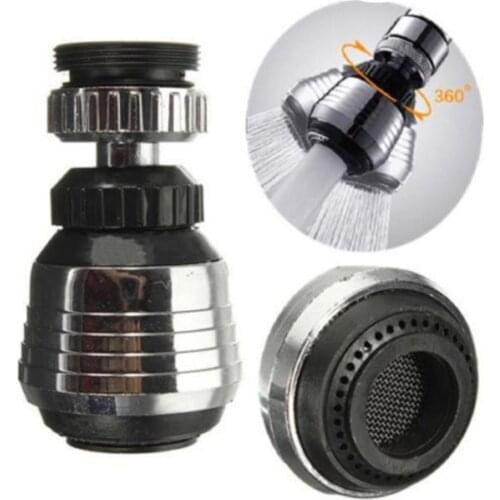 360 Degree Swivel Faucet Nozzle Anti Splash Rotate Water Filter Adapter Shower Head Bubbler Saver Tap for Bathroom Kitchen Tools