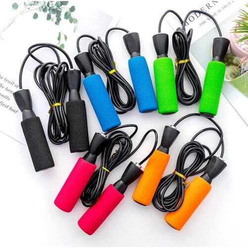 New student fitness jump rope plastic training jump rope bearing handle jump rope PVC rope rope steel wire jump rope manufacture