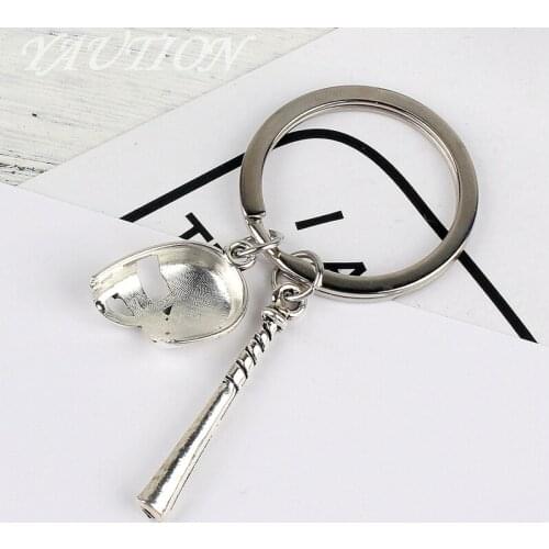 New Fashion Keychain i love baseball Pendants DIY Men Jewelry Car Key Chain Ring Holder Souvenir For Gift Baseball glove