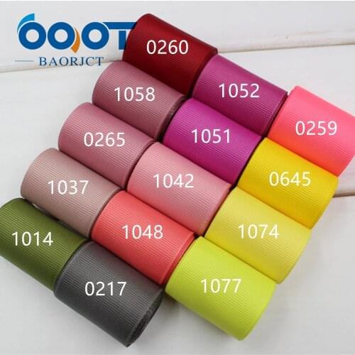 OOOT BAORJCT 173212 , 38mm Solid Color Grosgrain Ribbon 10 yards , DIY handmade clothing accessories , Jewelry & Accessories