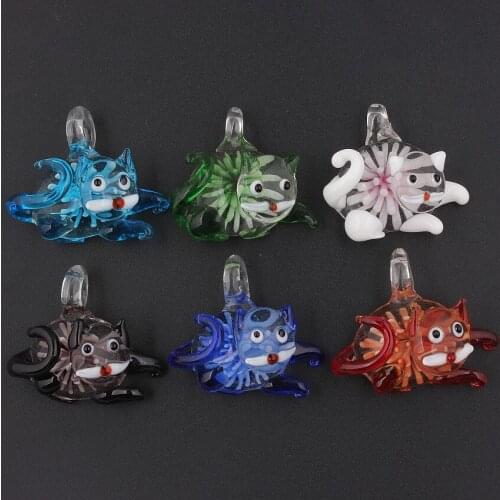 Wholesale Lot 6Pcs Lovely animal 3D Flower Shape Pendant Fit Necklace Cocktail Sexy Wedding Engagement Party Valentine Gift FREE