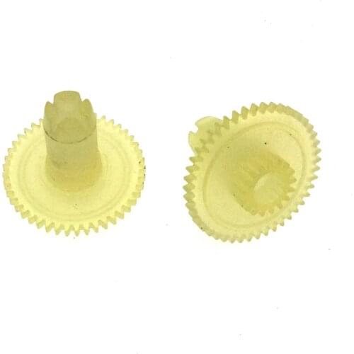 2pcs Plastic gear for cassette deck audio fax machine copier CD/VCD/DVD/LD player