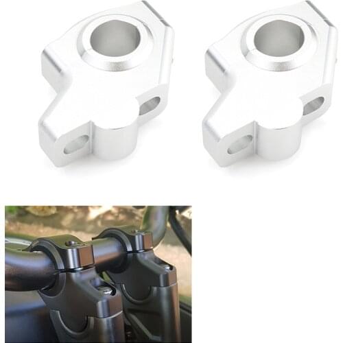 Fit For Suzuki GN125 GN250 DL250 V-Strom 650 DL650 V-Strom 1000 DL1000 XT 22mm 7/8" Handle Bar Risers Offset Back Moved Extend