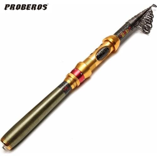 Brand 99% Carbon 1.8M 2.1M 2.4M 2.7M 3.0M Portable Telescopic Carp Fishing Rod Spinning Fish Hand Fishing Tackle Sea Ocean Rod