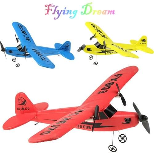 RC Electric Airplane Remote Control Plane RTF Kit EPP Foam 2.4G Controller 150 Meters Flying Distance Aircraft Global Hot Toy