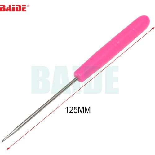 Leathercraft Stitching Awl Sewing Leather Tools Wood Handle Awl Household Hand Tools 500pcs/lot