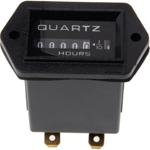 T8WF New DC12V-36V Generator Sealed Hour Meter Counter For Boats Tractors Cars