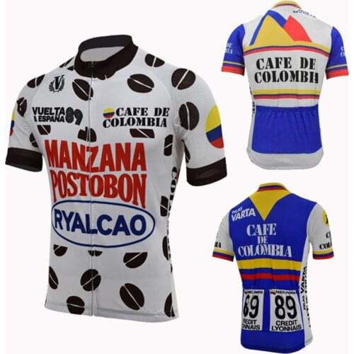 Colombia cycling jersey men short sleeve ropa ciclismo bike wear jersey cycling clothing maillot ciclismo MTB