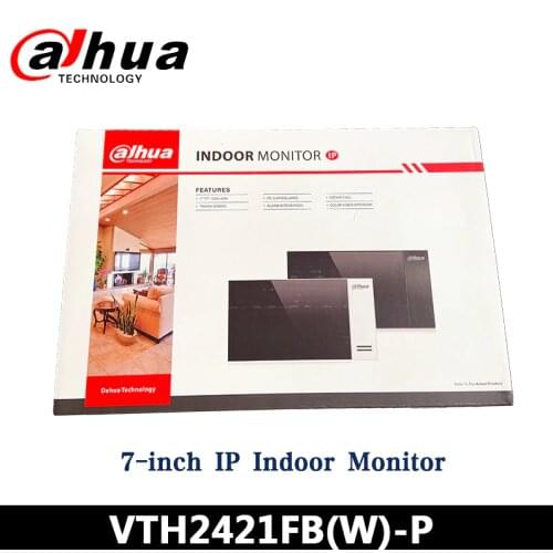 Dahua Video Intercoms IP Digital 7" TFT Touch Screen VTH2421FB-P VTH2421FW-P Support 8GB SD card and POE Doorbell Accessory