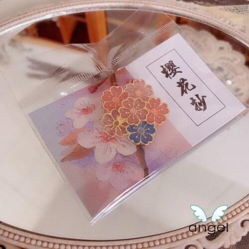 Jewelry cherry blossoms during graduation gift brooch JK uniforms match Japanese sweet delicate girlfriends