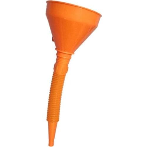 Car Refueling Funnel With Filter Detachable Hose Gasoline Engine Oil Additive Motorcycle Farm Machine Use Anti-leakage F19A