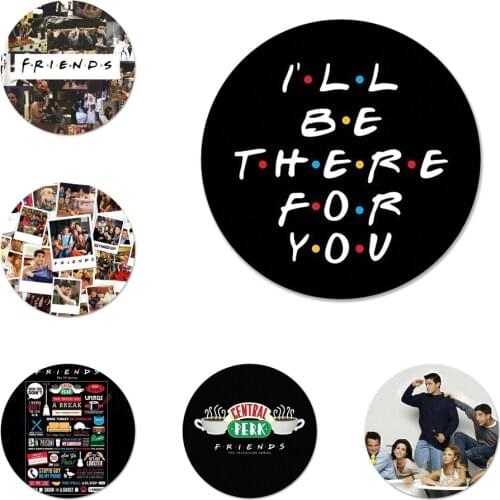 Central Perk Coffee friends tv show how you doin door Badge Brooch Pin Accessories For Clothes Backpack Decoration gift