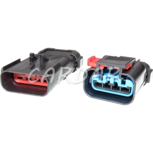 1 Set 4 Pin 54200610 54200413 Automotive Cable Wiring Harness Connector Socket Plug With Pins Terminals