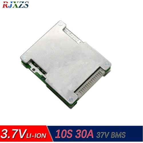 10S 30A 36V lipo lithium Polymer BMS/PCM/PCB battery protection board for 10 Packs 18650 Li-ion e-bike Battery Cell w/ balance