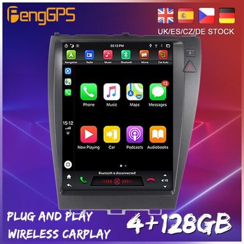 128G Tesla Android 9.0 For Lexus ES 2006 2007 2008-2012 Carplay Car Multimedia Player GPS Navigation Auto Radio Stereo HeadUnit