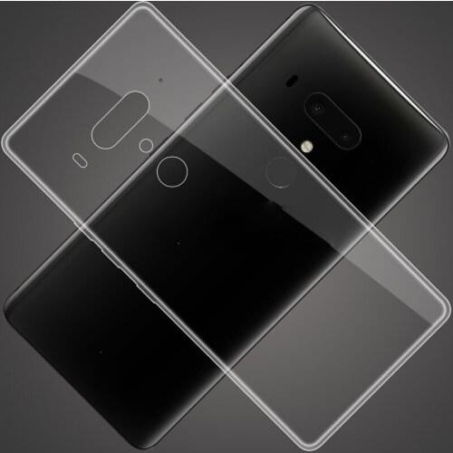 2PCS Soft Case For HTC U12 plus Case Cover Silicone Back Cover Phone Case For HTC U12 + plus
