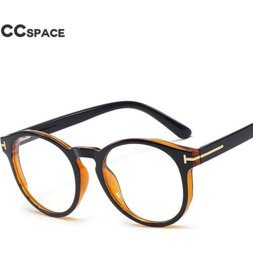 48153 Round Plastic Titanium Glasses Frames Ultralight Cat Eye Men Women Optical Fashion Computer Glasses