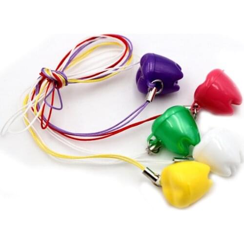 5pcs Baby Plastic Teeth Storage Box Cute Children Souvenir Save Milk Teeth Collecting Teeth Organizer Mini Tooth box