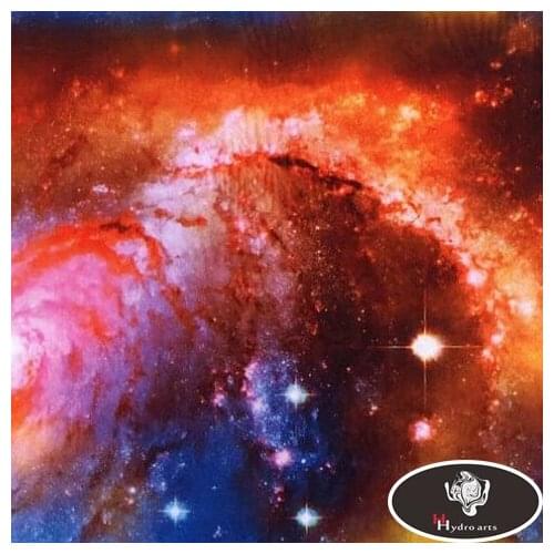 Free shipping Colorful Nebula Design Hydrographic Film Water Transfer Printing Film HFD118 Width 0.5M