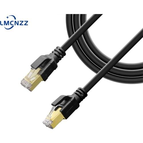 Lan Cat 8 Ethernet Cable Category 8 Network Double Shielded Category Line Internet Connector 1M 1.5M 2M 3 M 5M for Modem Rj45