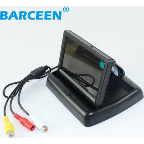 800*480 beautiful and simple car rear monitor bring 4.3"lcd screen fit into different kinds of cars supply from stock