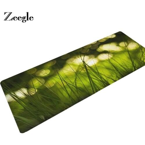 Zeegle Kitchen Mat Anti-slip Grass Pattern Modern Area Rugs Living Room Bathroom Carpet Doormat Bath Mat In The Hallway