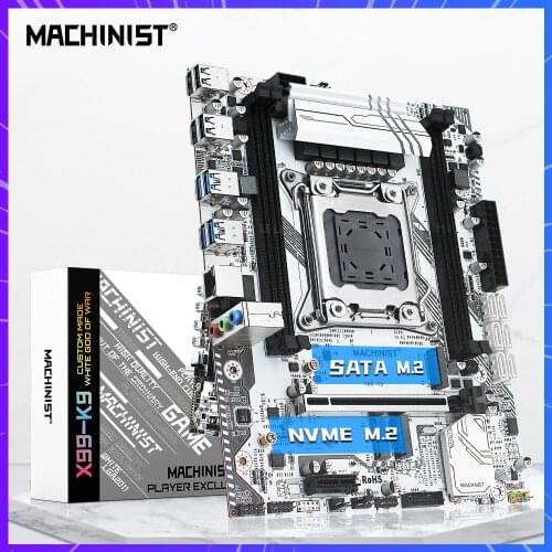 MACHINIST X99 motherboard LGA 2011-3 with dual M.2 Support four channel DDR4 RAM E5 2678 V3 E5 2620 2650 V3 processor X99-K9