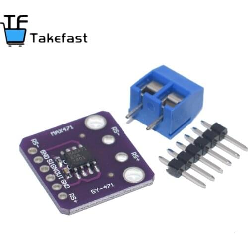 MAX471 GY-471 DC 3.3V 3A Range Current Voltage Test Sensor Module Professional Module For Arduino Load Consume Current Board