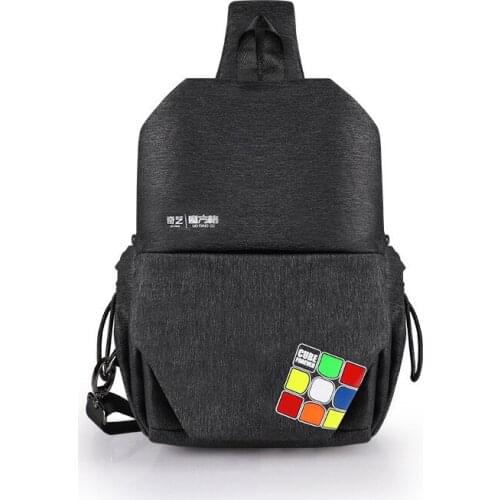 New QiYi Mofangge Speed Magic Cube Twist Puzzle Toy Gift Handbag Tote Bags shoulder Bag Black
