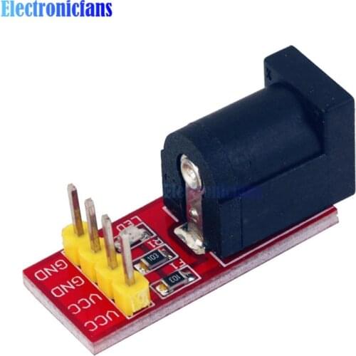 2Pcs 5.5mmx 2.1mm DC Jack Socket Power Supply Module DC Power Adapter Board 5.5 x 2.1mm For Arduino