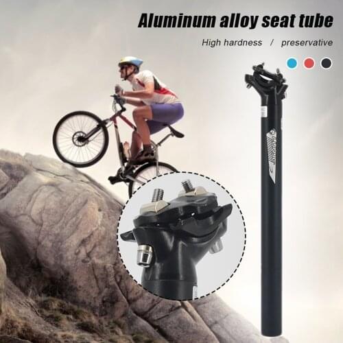 27.2/30.9/31.6mm*400mm Seatpost Aluminum Alloy Adjustable Angle MTB Seat Post for Mountain Road Bikes